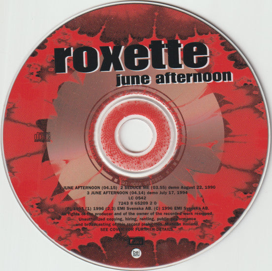 Roxette : June Afternoon (CD, Maxi)