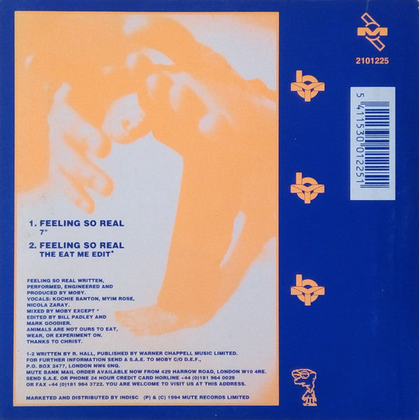 Moby : Feeling So Real (CD, Single, Car)