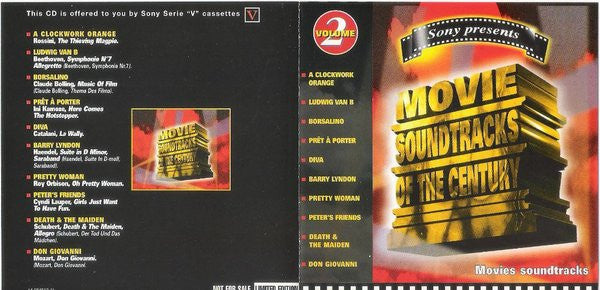 Various : Movie Soundtracks Of The Century Volume 2 (CD, Comp, Ltd)
