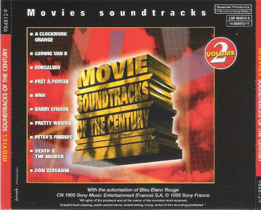 Various : Movie Soundtracks Of The Century Volume 2 (CD, Comp, Ltd)