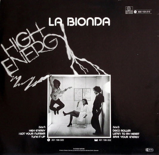 La Bionda : Disco Roller / Tune It Up (12")