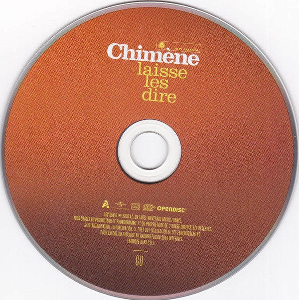 Chimène Badi : Laisse Les Dire (CD, Album, Enh)