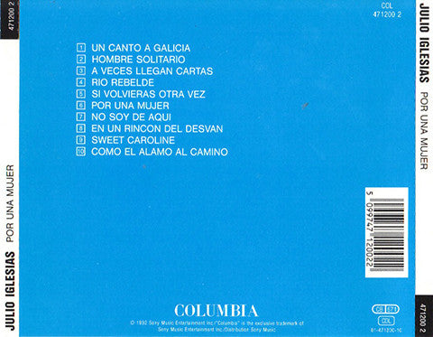 Julio Iglesias : Por Una Mujer (CD, Album, RE)