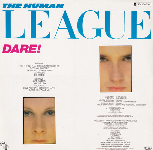 The Human League : Dare! (LP, Album)