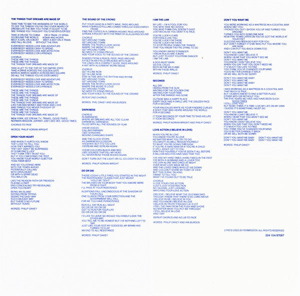 The Human League : Dare! (LP, Album)