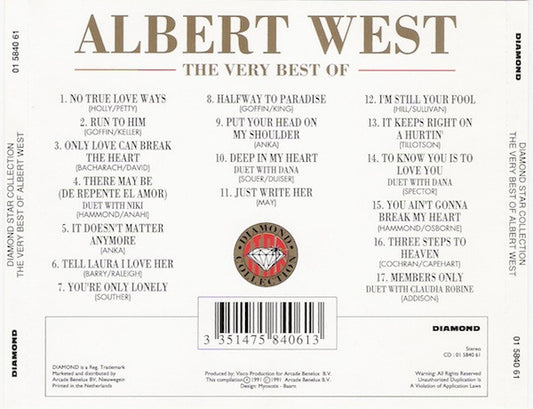 Albert West : The Very Best Of (CD, Album, RE)