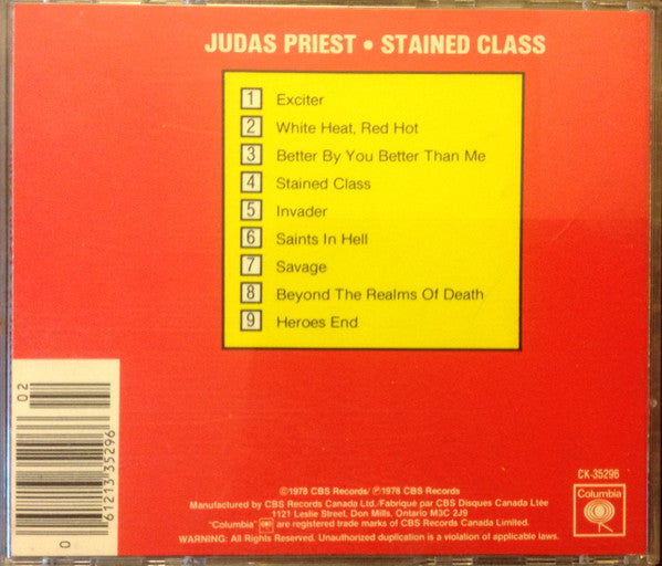 Judas Priest : Stained Class (CD, Album, RE)