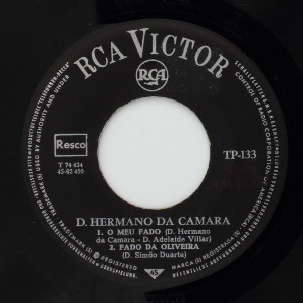 Frei Hermano Da Câmara : Fado Da Despedida (7", EP)