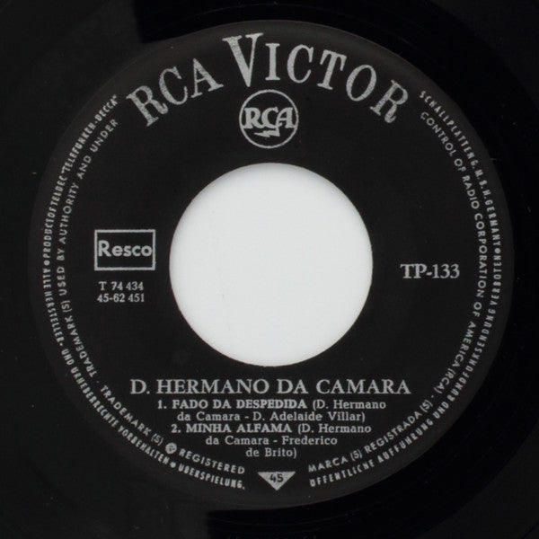 Frei Hermano Da Câmara : Fado Da Despedida (7", EP)