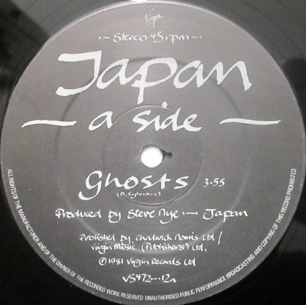 Japan : Ghosts (12", Single, ƱTO)