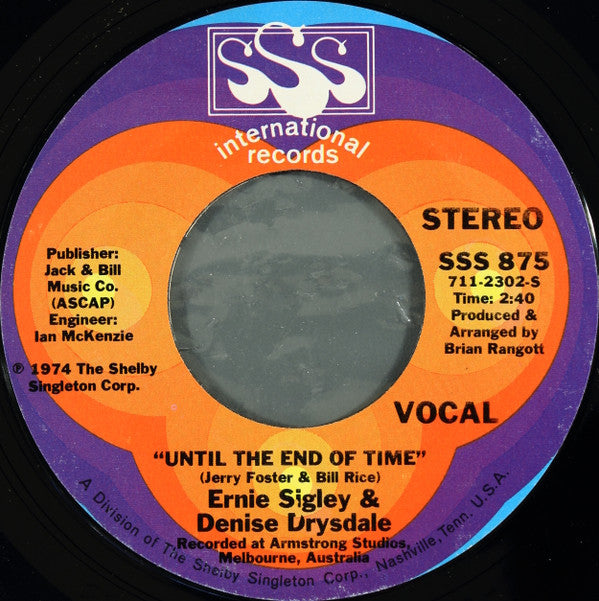 Ernie Sigley & Denise Drysdale : Hey Paula (7", Single, Styrene)