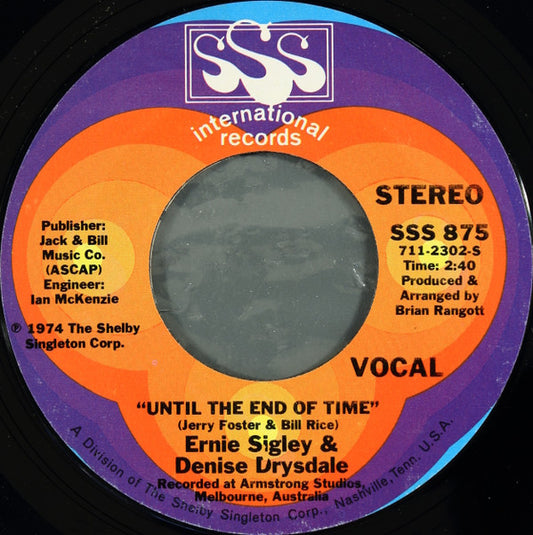 Ernie Sigley & Denise Drysdale : Hey Paula (7", Single, Styrene)