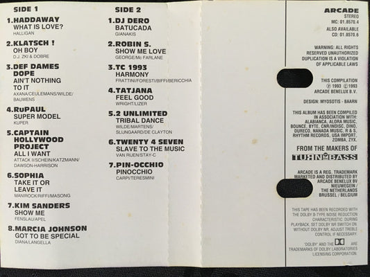 Various : Mega Dance 93 - Part 2 (Cass, Comp)