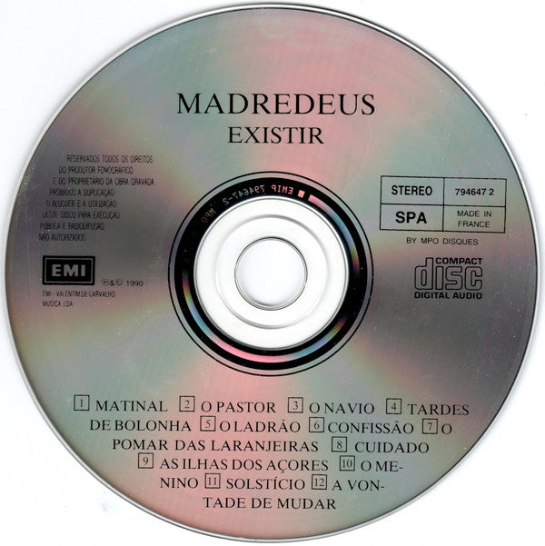 Madredeus : Existir (CD, Album)