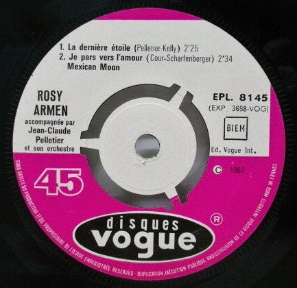 Rosy Armen : La Dernière Étoile (7", EP)