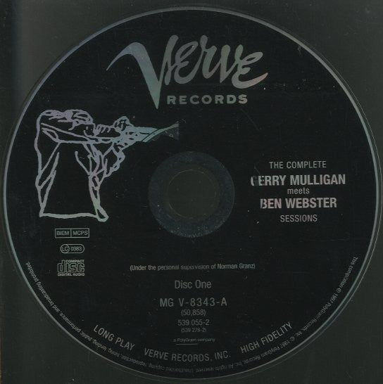 Gerry Mulligan - Ben Webster : The Complete Gerry Mulligan Meets Ben Webster Sessions (2xCD, Comp)