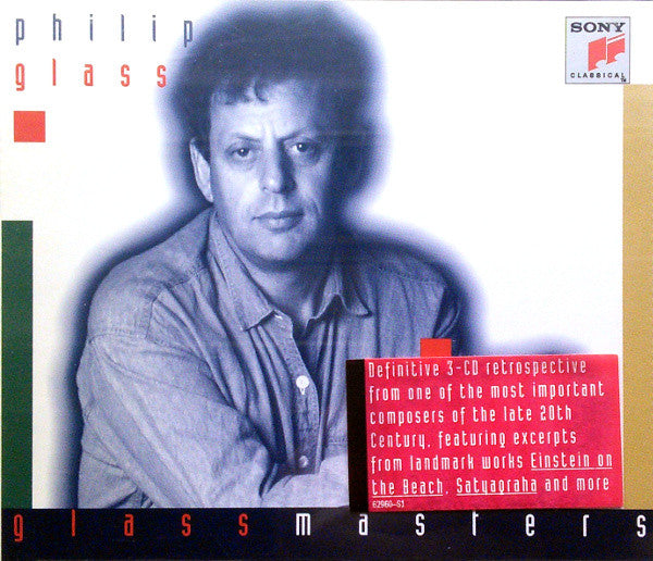 Philip Glass : Glassmasters (3xCD, Comp)
