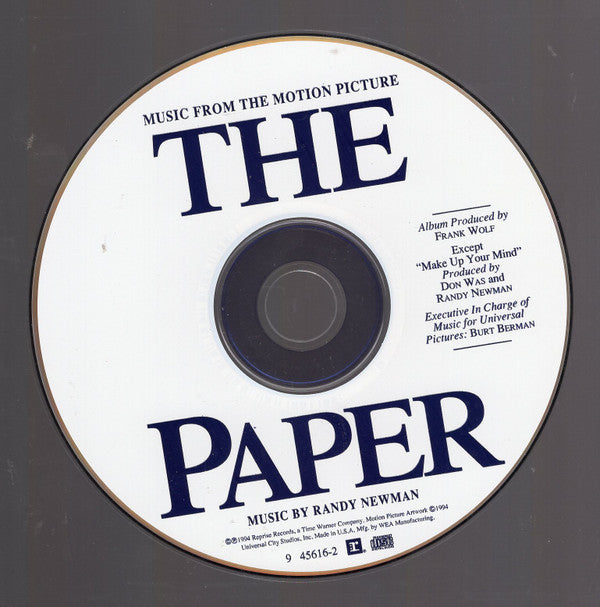 Randy Newman : The Paper (Music From The Motion Picture) (CD, Album)