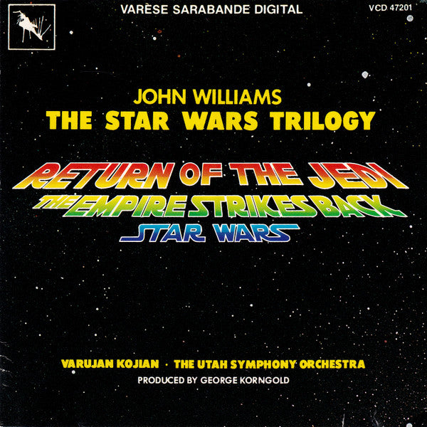 John Williams (4), Varujan Kojian, Utah Symphony Orchestra : The Star Wars Trilogy (CD, Album)