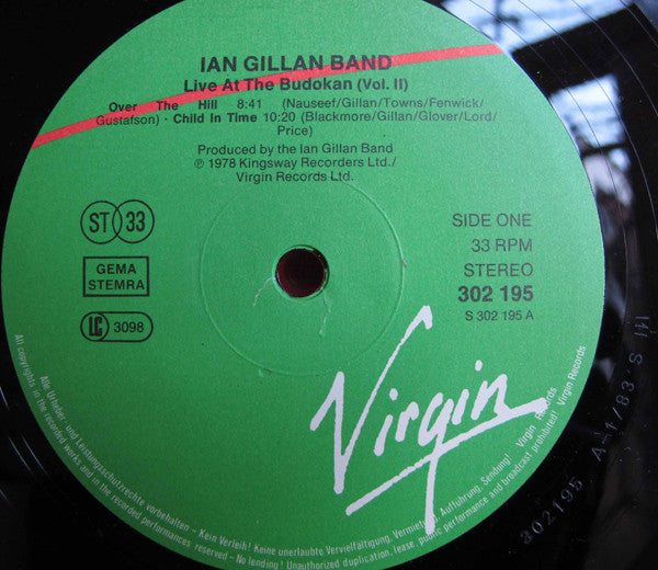 Ian Gillan Band : Live At The Budokan Volumes I & II (2xLP, Album)