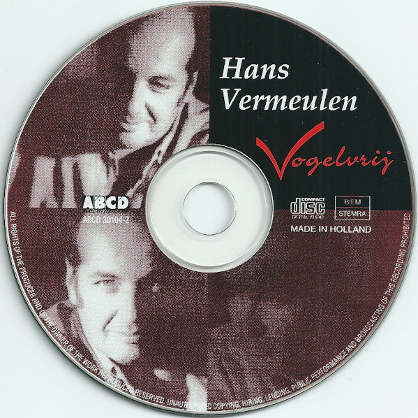 Hans Vermeulen : Vogelvrij (CD, Album)