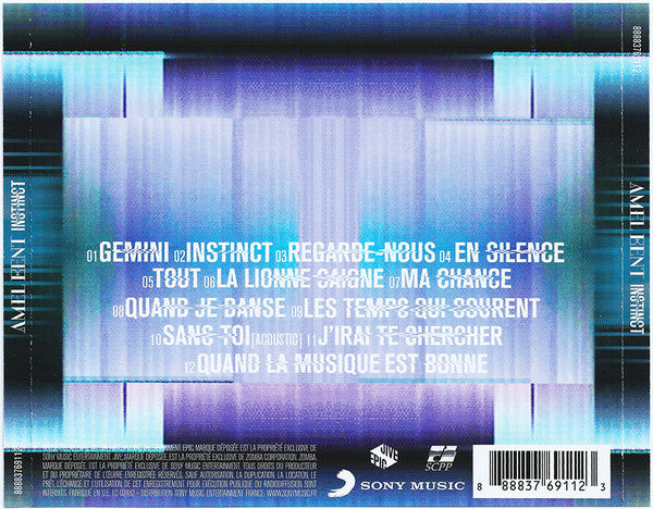 Amel Bent : Instinct (CD, Album)