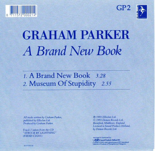 Graham Parker : A Brand New Book (7", Single)