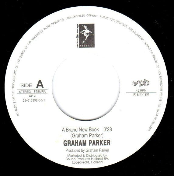 Graham Parker : A Brand New Book (7", Single)
