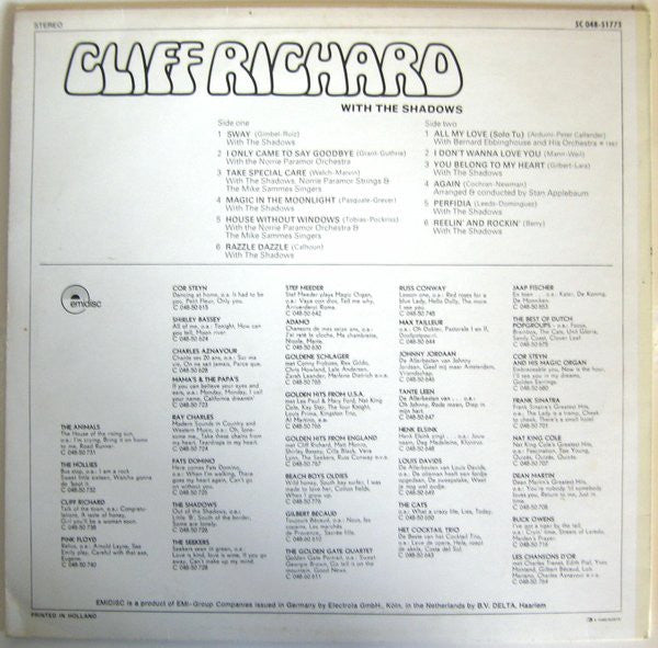 Cliff Richard & The Shadows : All My Love (LP, Album, RE)