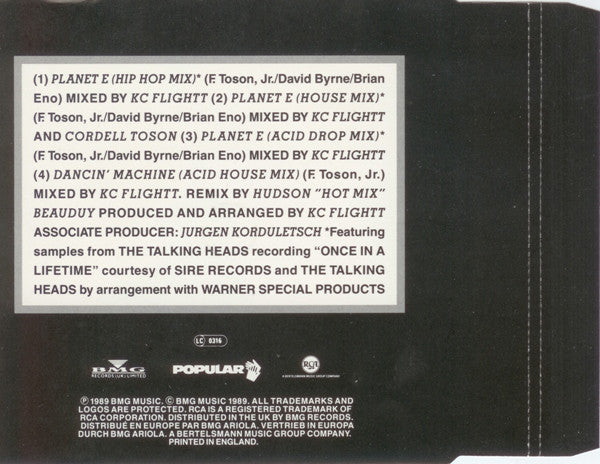 KC Flightt : Planet E (CD, Maxi)