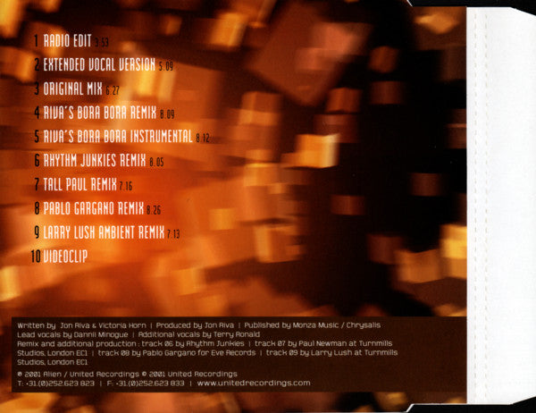 Riva Featuring Dannii Minogue : Who Do You Love Now? (Stringer) (CD, Maxi, Enh)