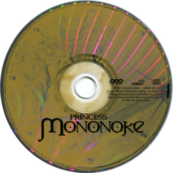 Joe Hisaishi : Princess Mononoke (Original Soundtrack) (HDCD, Album)