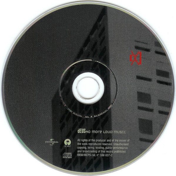 dEUS : No More Loud Music: The Singles (CD, Comp)