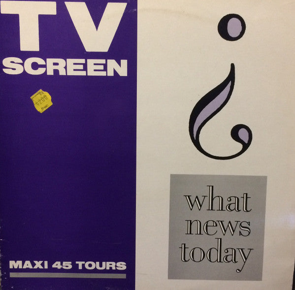 T.V. Screen : What News Today ? (12", Maxi)