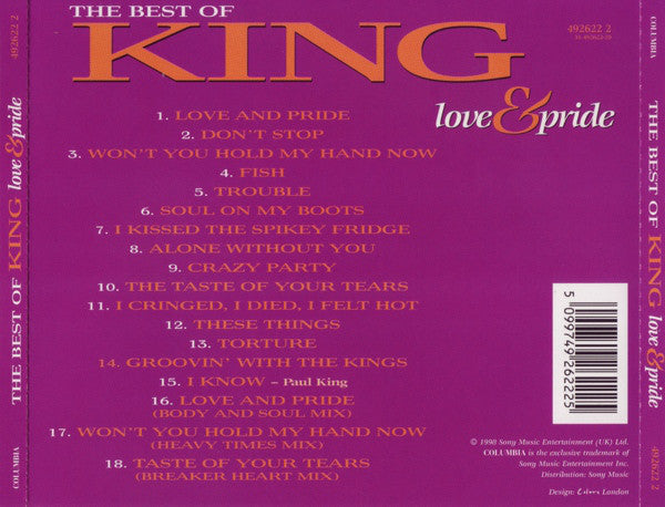 King : The Best Of King - Love & Pride (CD, Comp)
