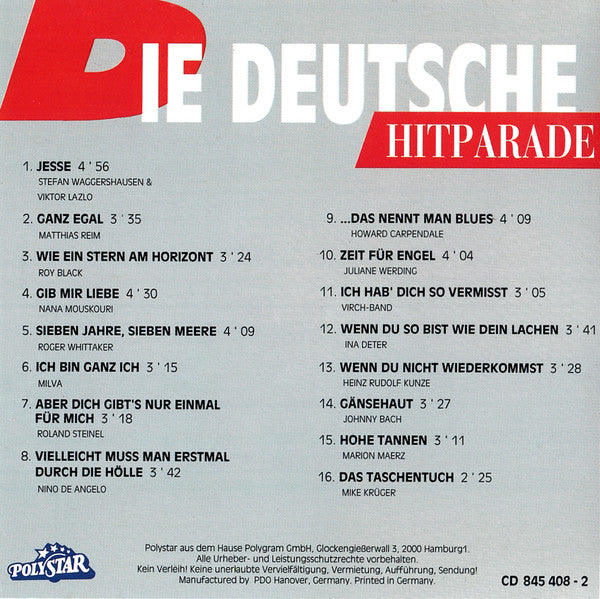 Various : Die Deutsche Hitparade (CD, Comp)