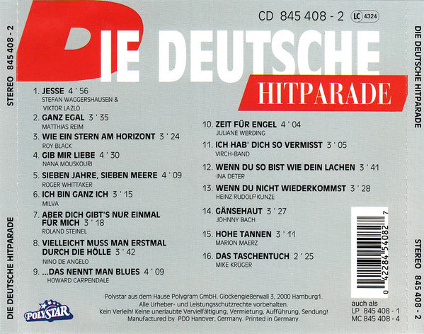 Various : Die Deutsche Hitparade (CD, Comp)