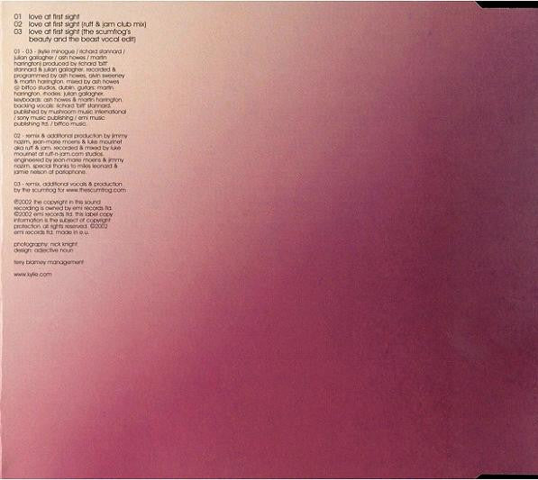 Kylie Minogue : Love At First Sight (CD, Single, CD2)