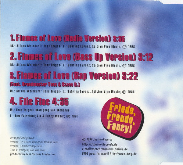 Fancy : Flames Of Love (CD, Maxi)
