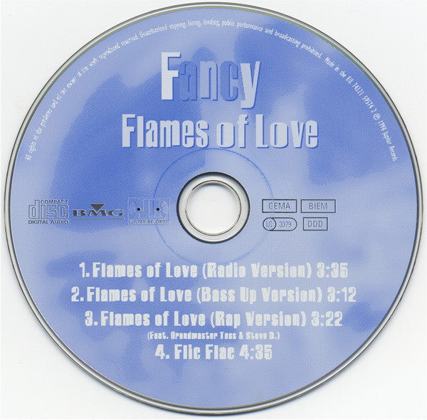 Fancy : Flames Of Love (CD, Maxi)