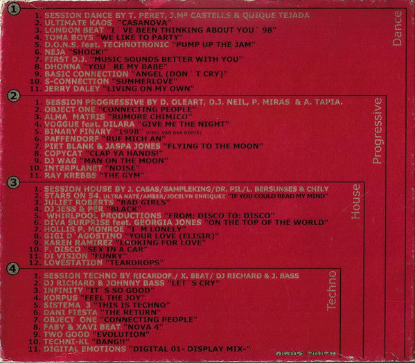 Various : Technics: The Original Sessions Vol. II (4xCD, Comp, P/Mixed)