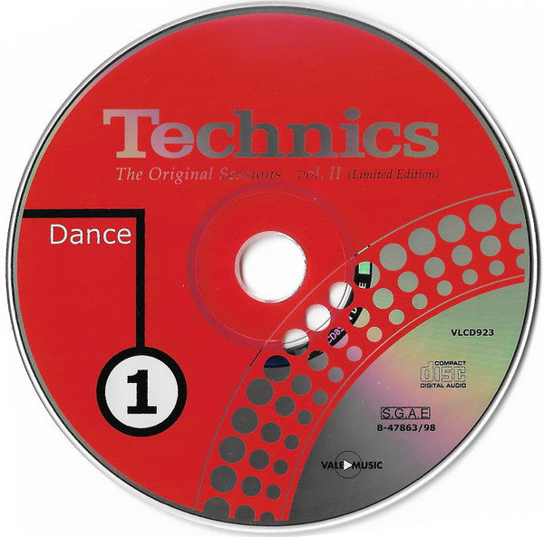 Various : Technics: The Original Sessions Vol. II (4xCD, Comp, P/Mixed)