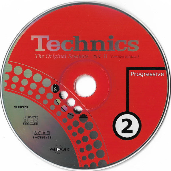 Various : Technics: The Original Sessions Vol. II (4xCD, Comp, P/Mixed)