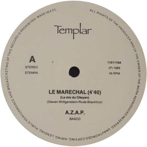 A.Z.A.P. : Le Marechal (12")