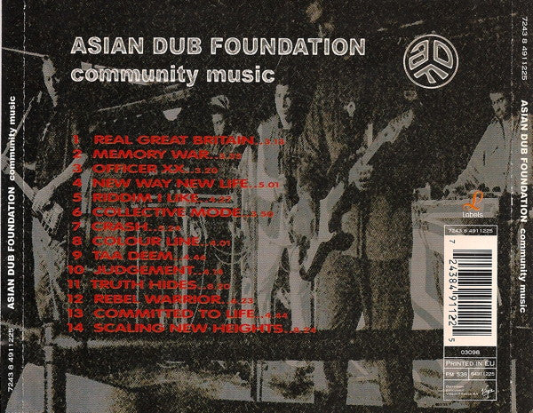 Asian Dub Foundation : Community Music (CD, Album)