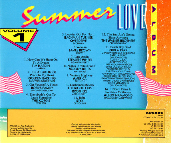 Various : Summer Love Album Volume 1 (CD, Comp)