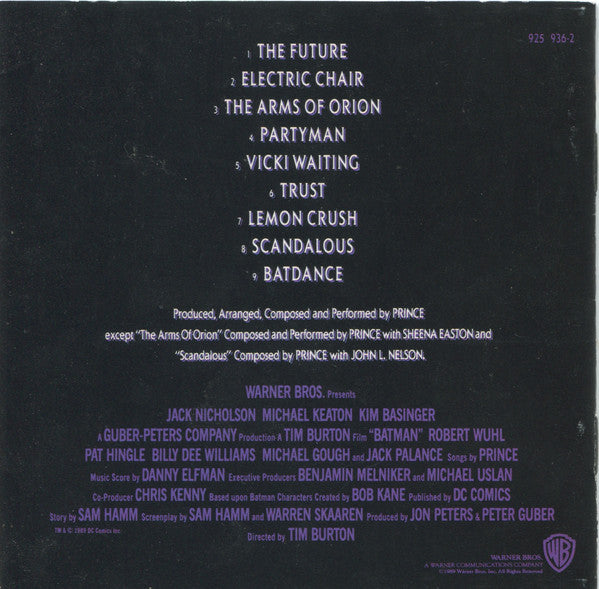 Prince : Batman™ (Motion Picture Soundtrack) (CD, Album)