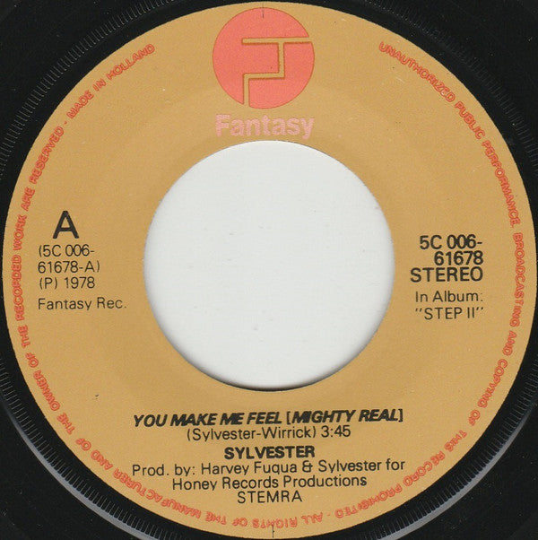 Sylvester : You Make Me Feel (Mighty Real) (7", Single)