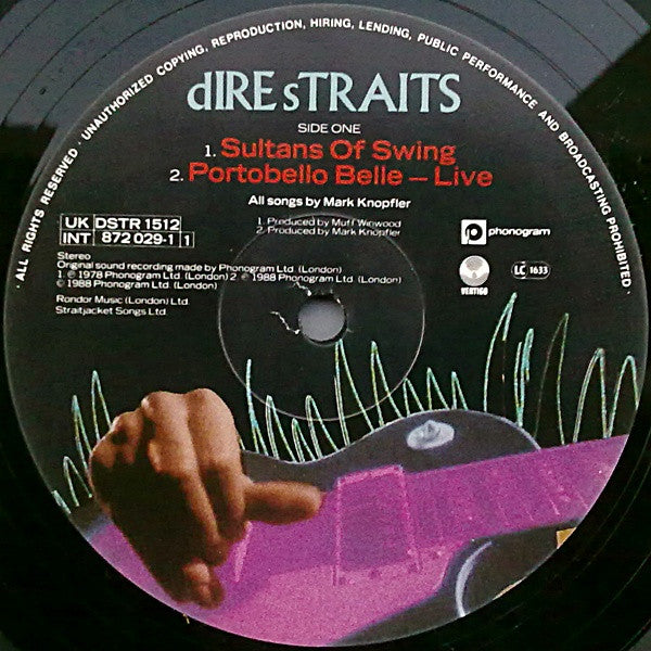 Dire Straits : Sultans Of Swing / Portobello Belle - Live / Romeo And Juliet / Money For Nothing (12", Single)