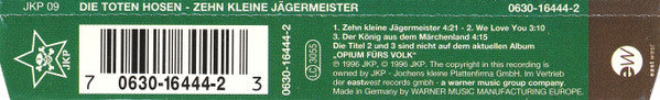 Die Toten Hosen : Zehn Kleine Jägermeister (CD, Maxi)